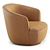 Sleek Ishino Armchair by Walter Knoll 3D model small image 3