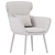 Elegant Porto Bello Collinet Chair 3D model small image 4