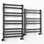 Lemark Bellario П10 Towel Rail 3D model small image 2