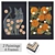 Wall Art Set with Frames 3D model small image 1