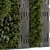 Natural Wood Indoor Vertical Garden 3D model small image 4