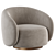 Modern Swivel Chair Brice 2014 3D model small image 3