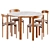 Bruno Rey Dining Set 3D model small image 4