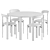 Bruno Rey Dining Set 3D model small image 5