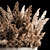 Pampas Reed Bouquet in Concrete Vase 3D model small image 4