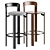 Rey Bar Stool by Bruno 3D model small image 1