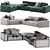  Contemporary Modular MARECHIARO Sofa 3D model small image 4