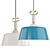 BON TON Aluminum Pendant Light 3D model small image 5