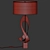 Sculptural Ribbon Buffet Lamp 3D model small image 4