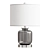 Marsh Smoked Glass Table Lamp 3D model small image 1