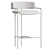 Elegant Lenox Bar Stool Set 3D model small image 3