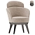 Modern Swivel Armchair with Style 3D model small image 2