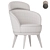 Modern Swivel Armchair with Style 3D model small image 4