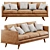 Luxury Comfort Nolita Sofa 3D model small image 3