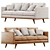 Luxury Comfort Nolita Sofa 3D model small image 4