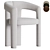 Modern DUDET Chair Collection 3D model small image 6