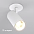 Modern Adjustable Recessed Accent Light 3D model small image 2