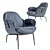 Modern Low Lounger Armchair Design 3D model small image 1