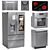 LG Kitchen Appliances Collection 3D model small image 3