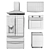 LG Kitchen Appliances Collection 3D model small image 5