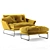 Modern Elegance in Armchair Design 3D model small image 4