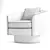 Advanced Swivel Chair, Material Efficiency 3D model small image 3