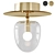 Elegant Hanging Bell Pendant Light 3D model small image 1