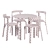 Modern Boston Table&Chairs Set 3D model small image 3