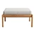 Modern Teak Outdoor Footstool 3D model small image 2