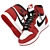 Red Nike Air Jordan 1 Retro - 3D Model 3D model small image 3