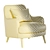 Elegant Sophie Armchair: Comfort Defined 3D model small image 6