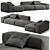 Modular Sofa Boca Navi 3D model small image 1