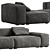 Modular Sofa Boca Navi 3D model small image 3