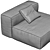 Modular Sofa Boca Navi 3D model small image 6