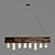 Retro Edison Pine Pendant Light 3D model small image 2