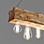 Retro Edison Pine Pendant Light 3D model small image 6