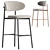 Sleek Oleandro Stool: Calligaris Edition 3D model small image 1