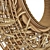 Beach Rattan Photo-Throne Chair 3D model small image 3