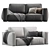 Abi Happy Grafit Loft Sofa 3D model small image 2