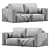 Abi Happy Grafit Loft Sofa 3D model small image 4