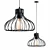 Nordic Retro Loft Pendant Light 3D model small image 1