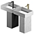 Keplero Collection Tower Sink 3D model small image 6