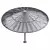 Rattan Beach Umbrella Premium 3D model small image 3