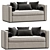 Luxurious Chiara Provasi Mondrian Sofa 3D model small image 1