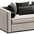 Luxurious Chiara Provasi Mondrian Sofa 3D model small image 2