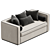 Luxurious Chiara Provasi Mondrian Sofa 3D model small image 3