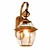 Deco Brass Glass Sconce Outdoor 3D model small image 2