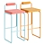 Elegant Flamingo Bar Stool 3D model small image 2