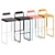 Elegant Flamingo Bar Stool 3D model small image 3