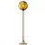 Elegant Ballroom Purple Gold Lamp 3D model small image 2